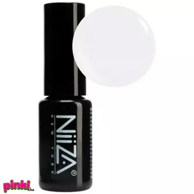 NiiZA Rubber Base Gel Műköröm Zselé alap lakk White 7ml