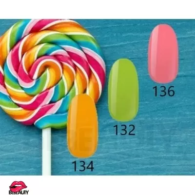 NiiZA Gel Műköröm Zselé géllakk szett Polish Lollipop TRIÓ 132, 134, 136 (3x4ml)