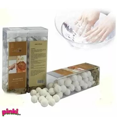 Moonbasanails Manikűr áztató golyó 250g Illat tejes-mézes