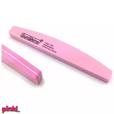 Gellakk Buffer Sunshine Íves 100/180 (Rózsaszín)