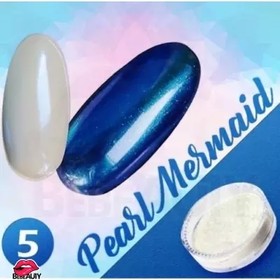 Géllakk Pearl Mermaid színváltós sellőpor körömdísz #05