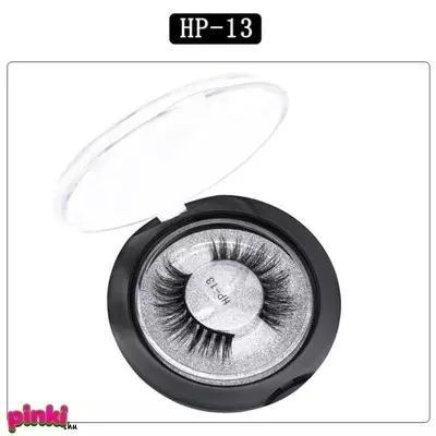 Géllakk 3D természetes szempilla Natural Black 1 pár