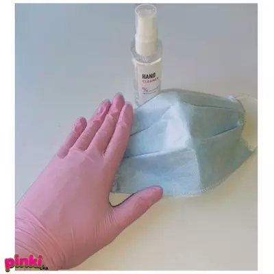 NiiZA Higiéniai szett #3 Niiza Hand Cleaner szájmaszk gumikesztyű