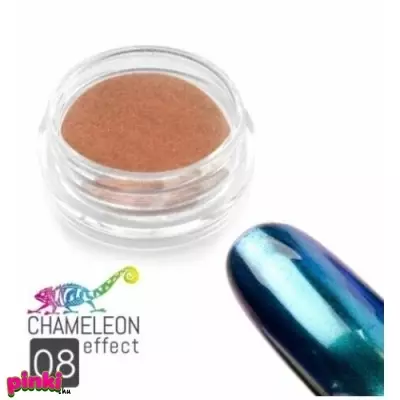 Géllakk Chameleon Effect Körömdísz pigment por #08