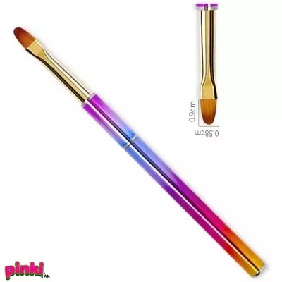 Niiza ecset zselés kerek rainbow