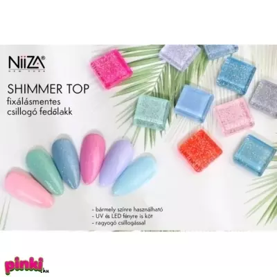 Niiza Shimmer Top Fedőlakk #1 - 4Ml