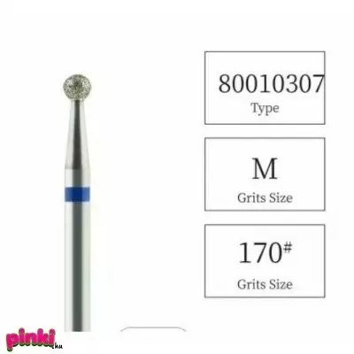Niiza Karbid Gyémánt Csiszolófej 8000307-M Ball 2,5Mm