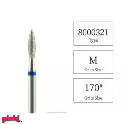 Niiza Karbid Gyémánt Csiszolófej 8000321-M Flame 2,1Mm