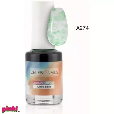Celebnails Color Ink Drop-Blossom Hallo Dye Color Tinta A274 Zöld 12ml