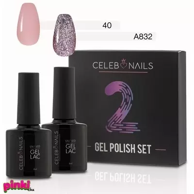 Celebnails 3Step Uv Led Gél Lakk Szett 40-A832 2x8ml