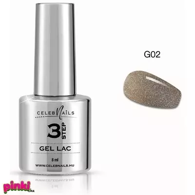 Celebnails 3Step Gél Lakk No.G02 Disco Gél 8ml