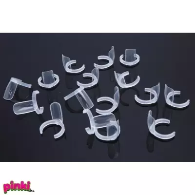 Celebnails Színminta Gyűrű 10db/Csomag Clear