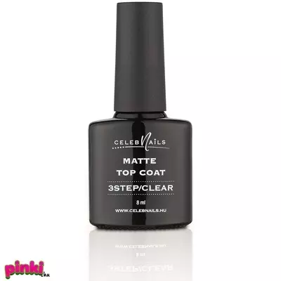 Celebnails 3 Step Top Coat Matt (Felületű) 8ml