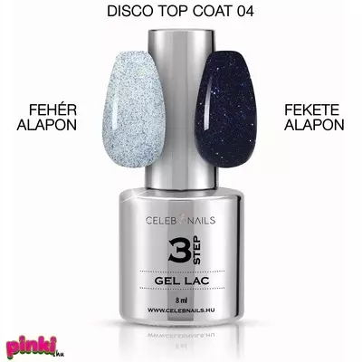 Celebnails 3 Step Disco Top Coat No.04  8Ml