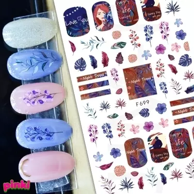 Celebnails Körömdíszítő Matrica F699