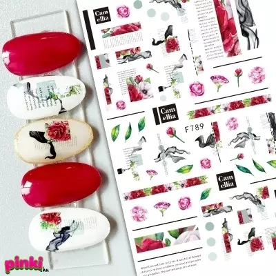 Celebnails Körömdíszítő Matrica F789