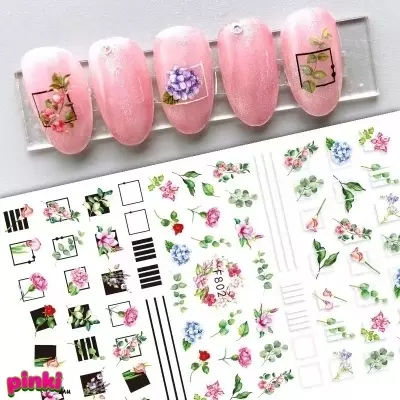 Celebnails Körömdíszítő Matrica F802