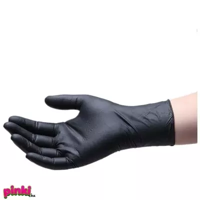 Celebnails Nitril Kesztyű Fekete 100db/Doboz L