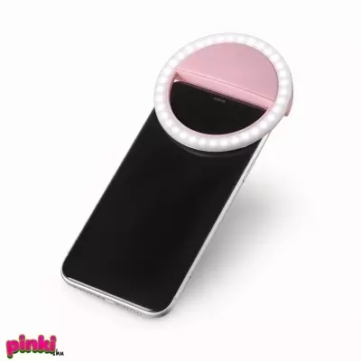 Celebnails Mobiltelefonra Rögzíthető Led Fény, Szelfi Lámpa Rózsaszín