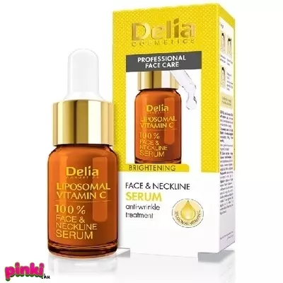 Delia arcszérum és nyakszérum liposzomás c-vitaminnal – bőrvilágosító hatással 10ml