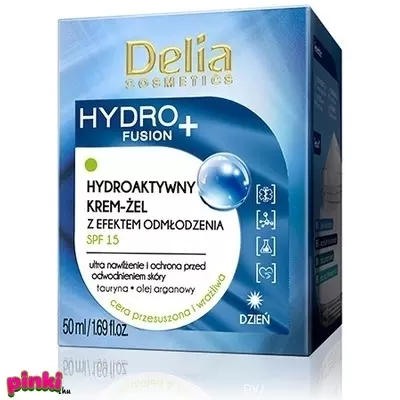 Delia delia hydro fusion hidratáró nappali arckrém zselé 15 faktoros fényvédővel -50ml