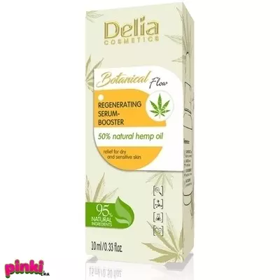 Delia delia botanical flow revitalizáló arcszérum 7 file olajjal száraz,érzékeny,vízhiányos bőrre 10ml.
