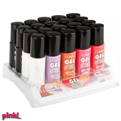Lemax körömlakk gel effect 10ml-lemax 20db/tálca