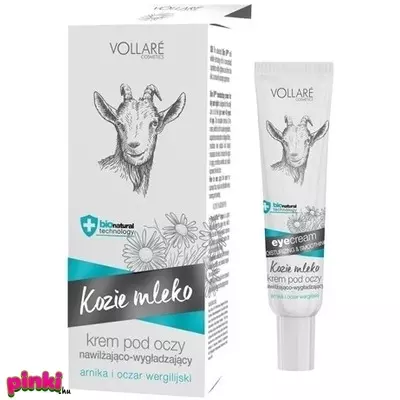 Vollare hidratáló és simító könnyű szemkrémet kecsketejjel 15ml vollare