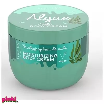 Vollare Vegán Testápoló bőrnyugtató és hidratáló krém alga kivonattal 250 ml