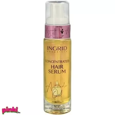 Ingrid Vegán hajvégápoló olaj avokádó olajjal termovédelemmel hajra -hajszérum 30ml