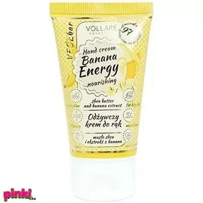 Vegebar Banana Energy Tápláló Kézkrém 30 Ml-Vollare