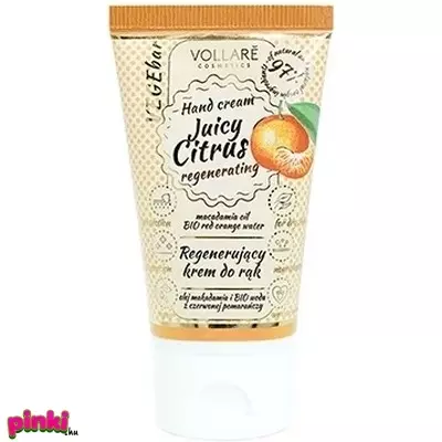 Vegebar Juicy Citrus Regeneráló Kézkrém 30 Ml-Vollare