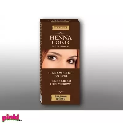 Venita henna - szemöldök krémfesték 15ml-venita barna