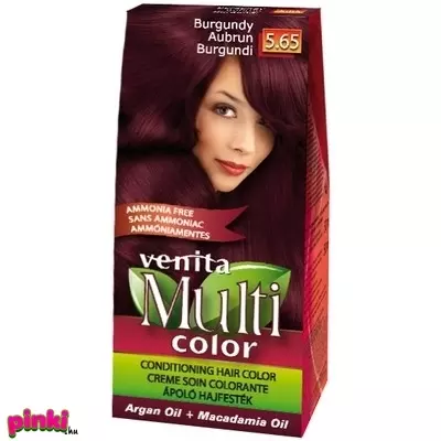 Venita hajfesték ammónia nélkül multi color 5.65 burgundi