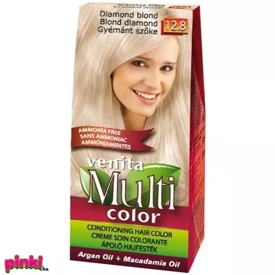 Venita Hajfesték Ammónia Nélkül Multi Color 12.8 Gyémánt Szőke