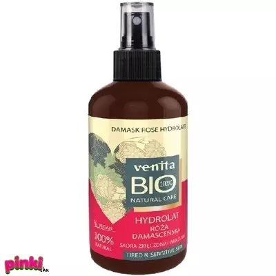 Venita bio hidrolátum testre és hajra damaszkuszi rózsa 100ml -venita