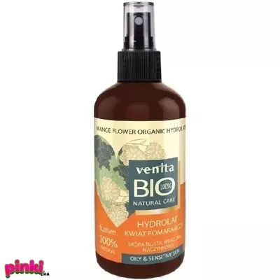 Venita bio hidrolátum testre és hajra narancs virág 100ml-venita