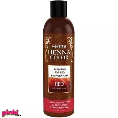 Venita Henna Color Hajsampon 250ml Piros