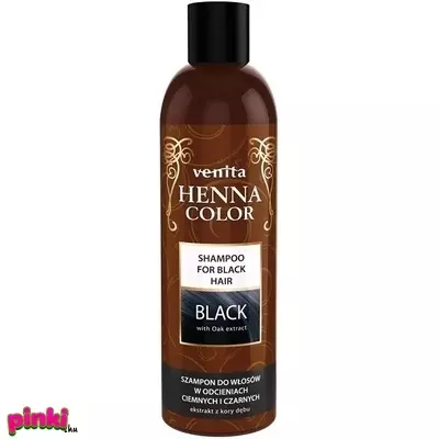 Venita Henna Color Hajsampon 250ml Fekete