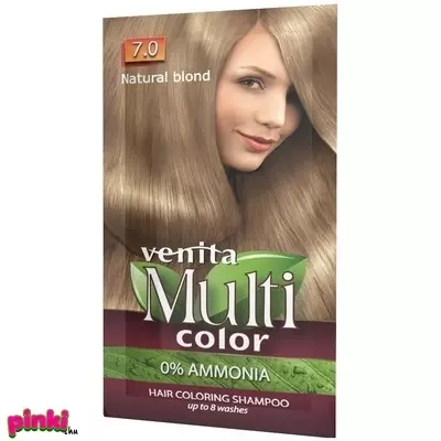 Venita Hajszínező Sampon Multi Color 40G 7.0 Természetes Szőke