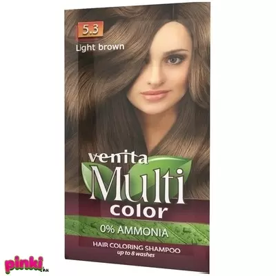 Venita Hajszínező Sampon Multi Color 40G 5.3 Világos Barna