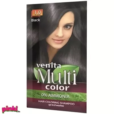 Venita Hajszínező Sampon Multi Color 40G 1.0 Fekete