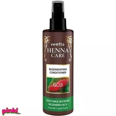 Venita Henna Care Erősítő és hidratáló haj- és fejbőrápoló(henna, kender, zsurló és goji bogyó kivonatok)100ml