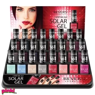 Revers körömlakk solar 12ml -revers 24db/tálca