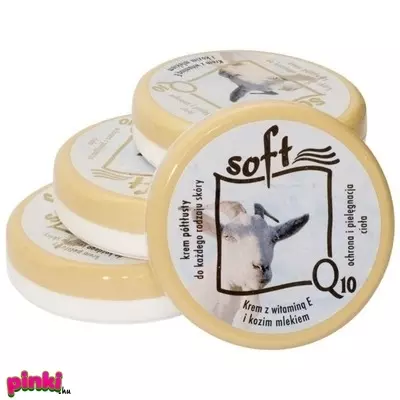 Editt arc és testkrém soft q10 félzsiros kecsketej ,50ml-editt