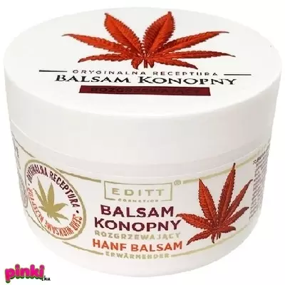 Editt Testbalzsam -Melegítő természetes balzsam kender olajjal 230ml