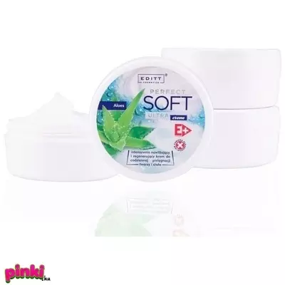 Editt Arc és testkrém 150ml Aloe Vera Soft - Parabéneket nem tartalmaz