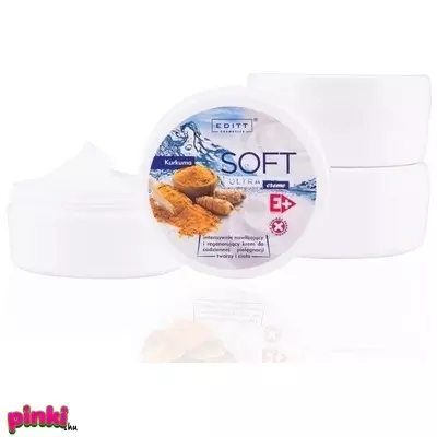 Editt Arc és testkrém 150ml kurkumaval Soft - Parabéneket nem tartalmaz