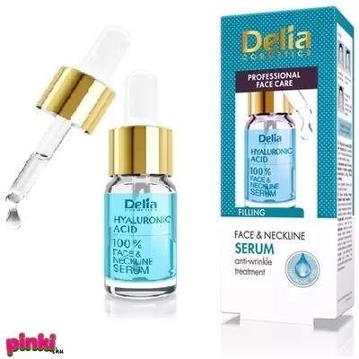 Delia arcszérum és nyakszérum-hialuron sav 10ml