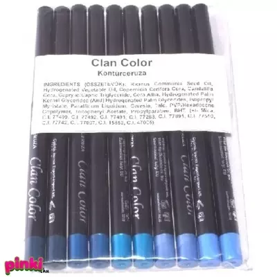 Clan color szemkontúr ceruza csavarós mix - clan color 13